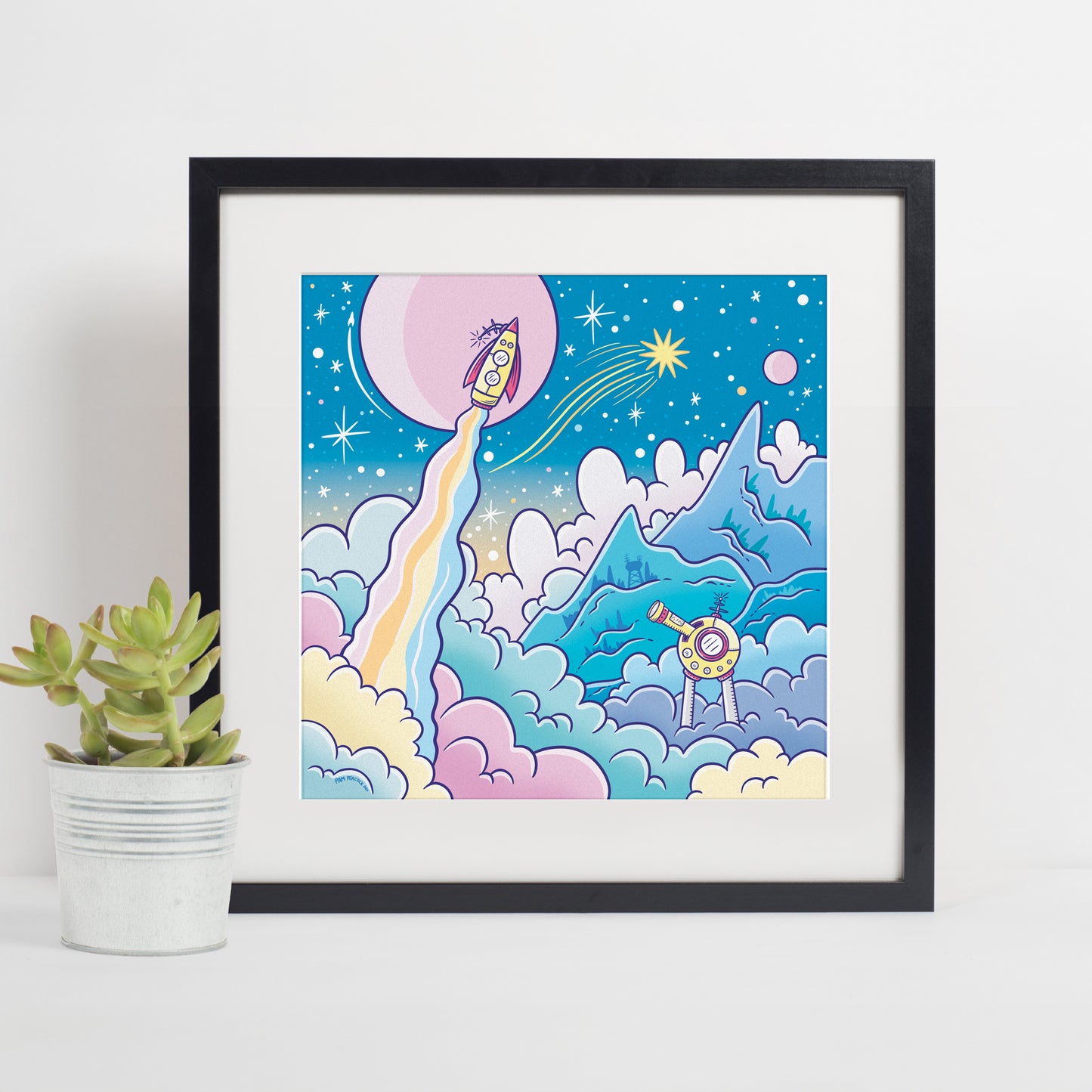 8"x8" Print - Search