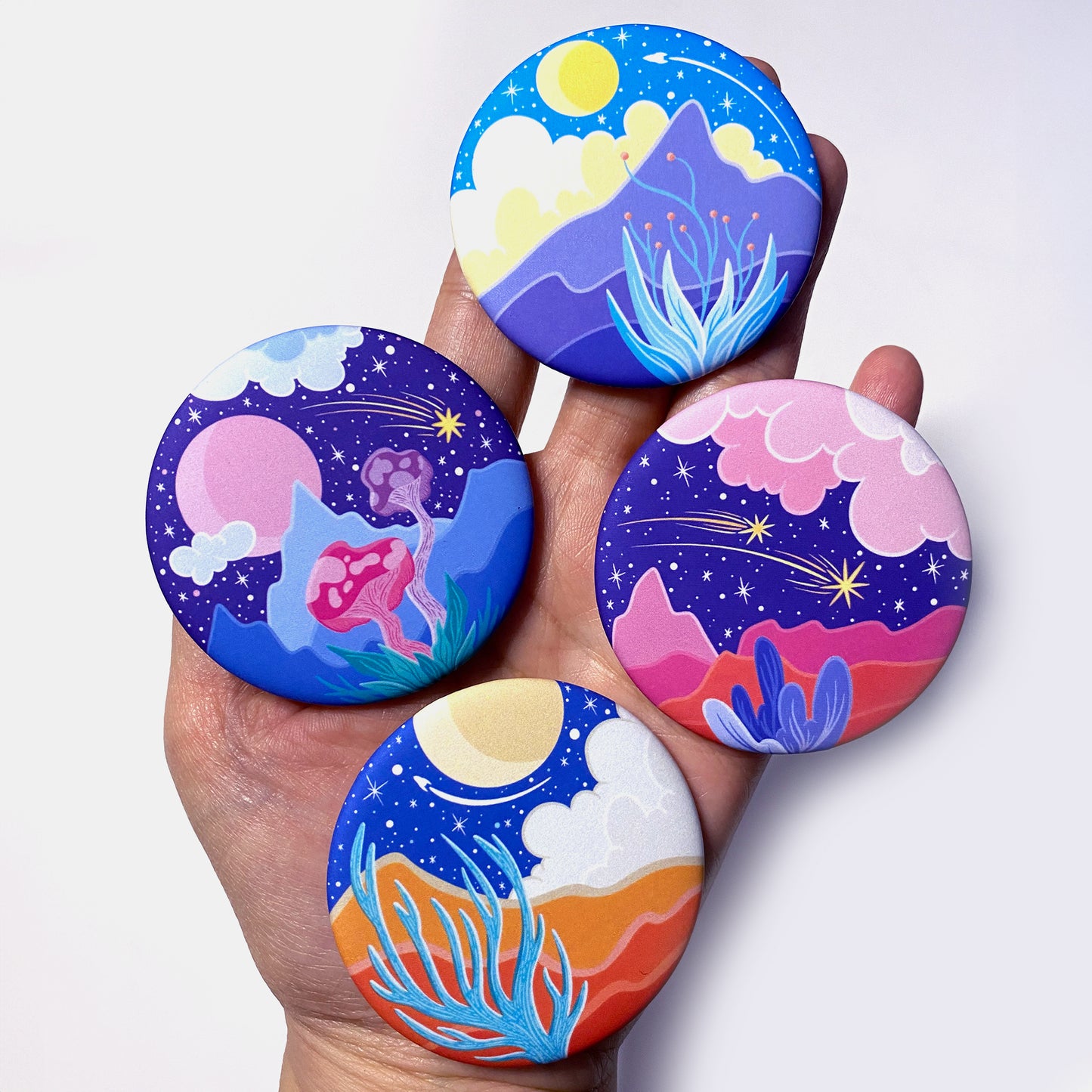 Dreamscapes 4 Button Pack