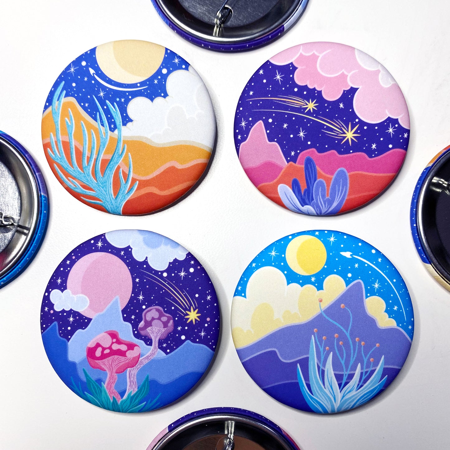 Dreamscapes 4 Button Pack