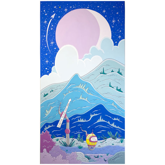 "PROPEL" - 15"x30" Original Painting