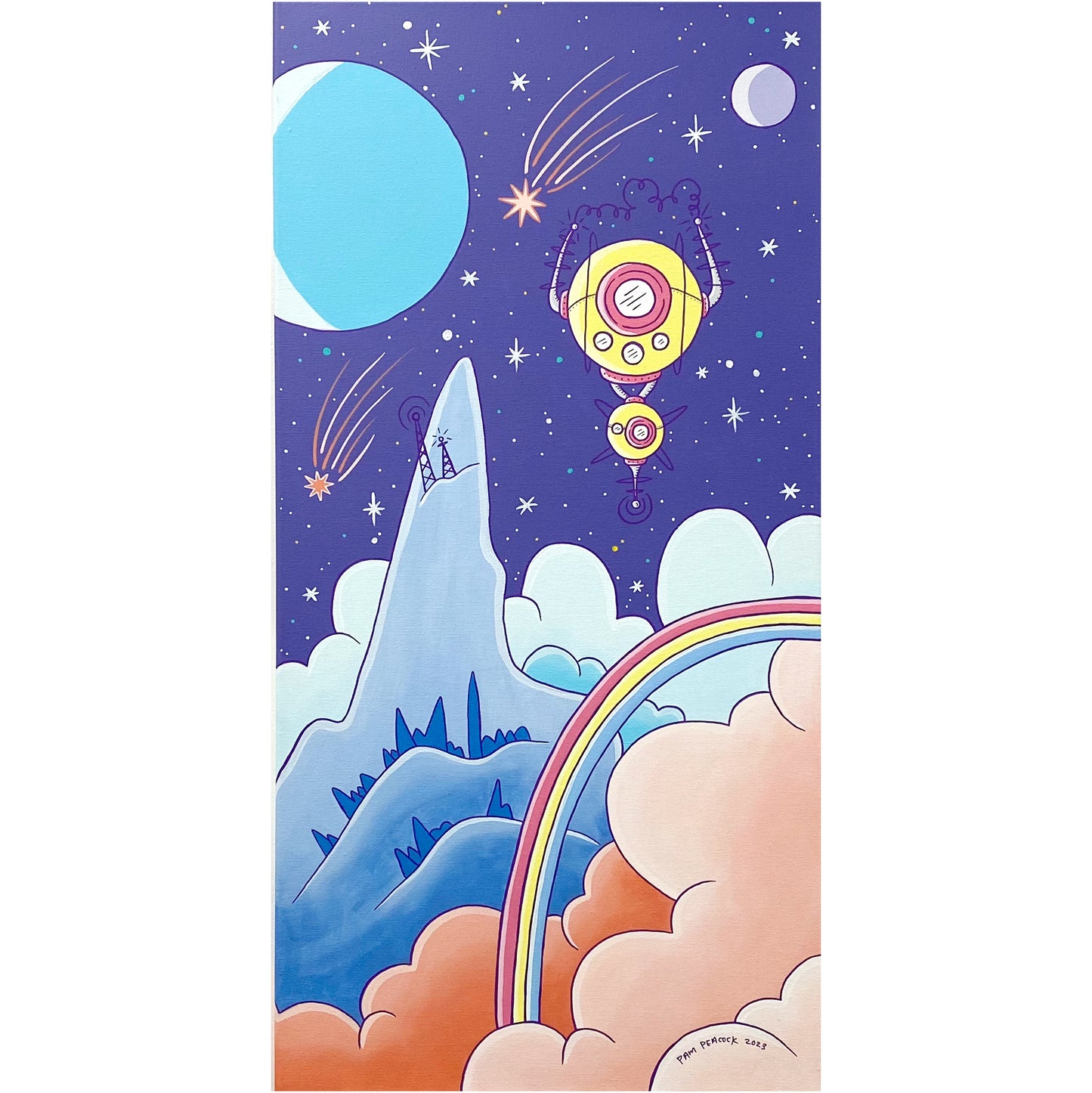 "DRIFT" - 15"x30" Original Painting