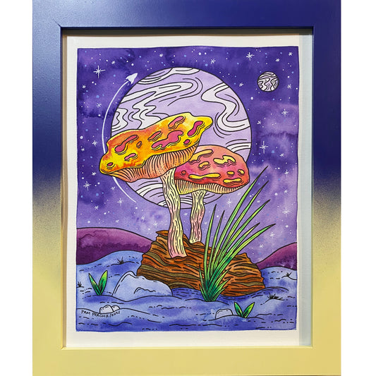 "LOOKING OUT 01" - 11"x14" Original Painting