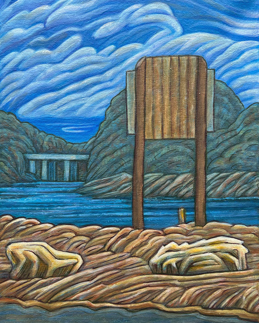 "Parked at Paces Mill" - 11"x14" Original Painting