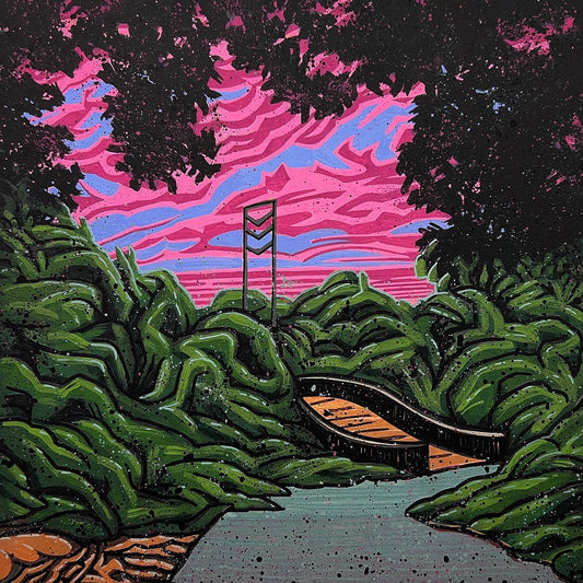 "Piedmont Path" - 12"x12" Original Painting