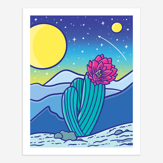 8"x10" Print - Moon Bloomin'
