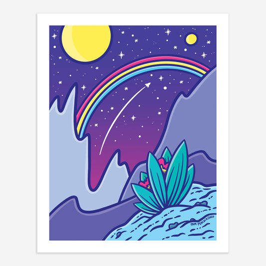 8"x10" Print - Desert Rainbow