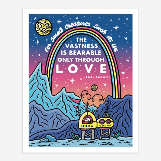 8"x10" Print - For Small Creatures Such As We