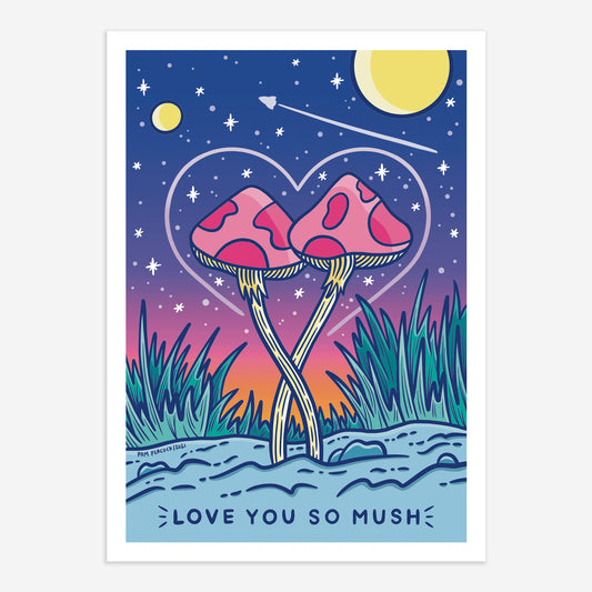 5"x7" Print - Love You So Mush