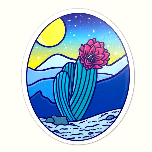 3" Sticker - Moon Bloomin'