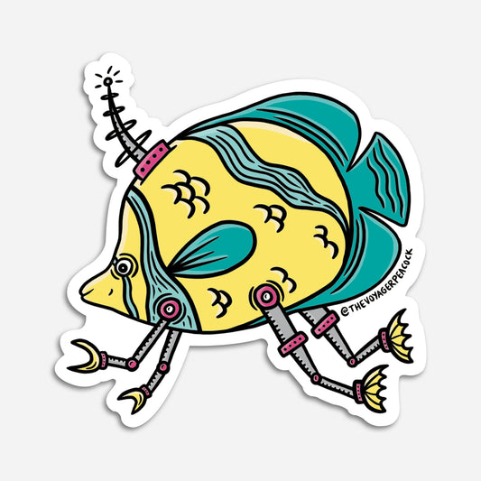 3" Sticker - BorgFish