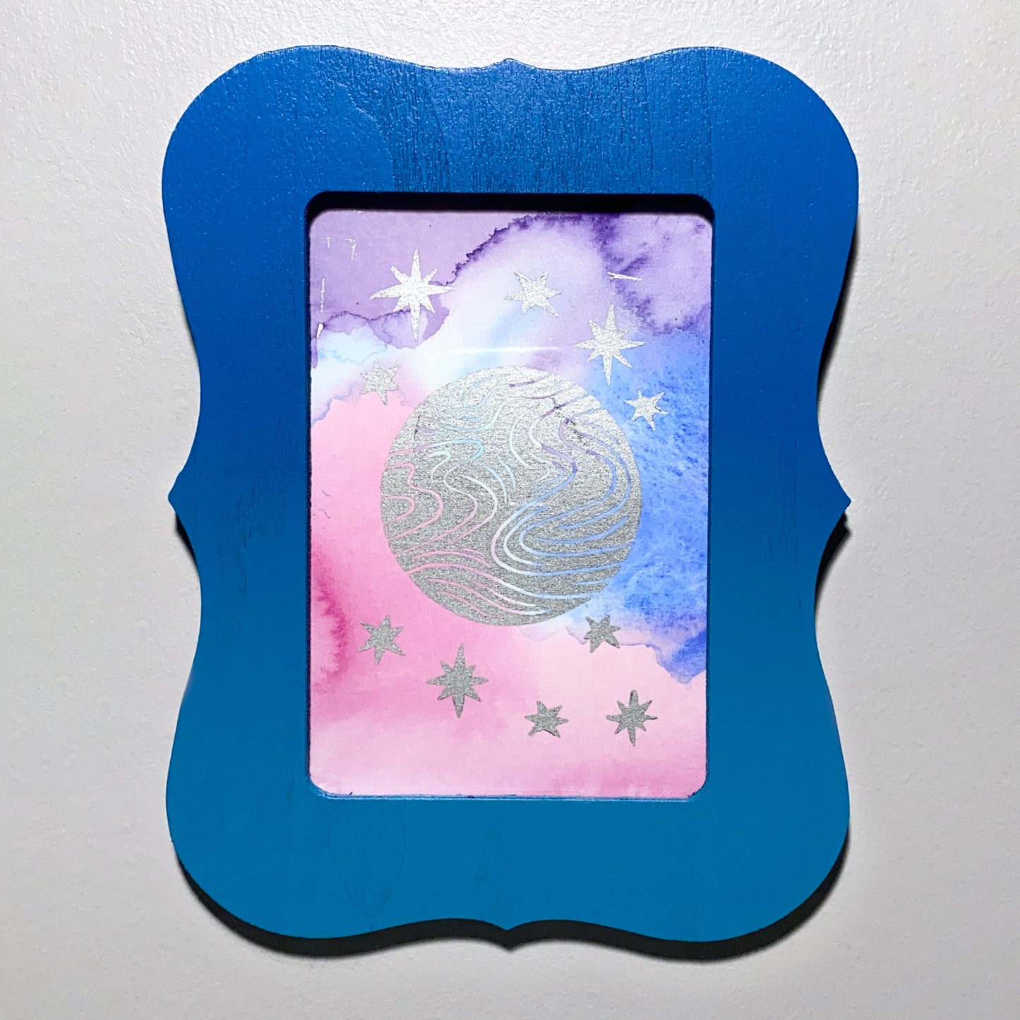 "Shimmer - T" Original Framed Relief Print