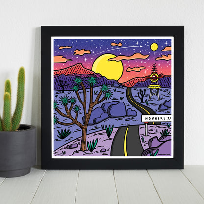 12"x12" Print - Joshua Tree Road