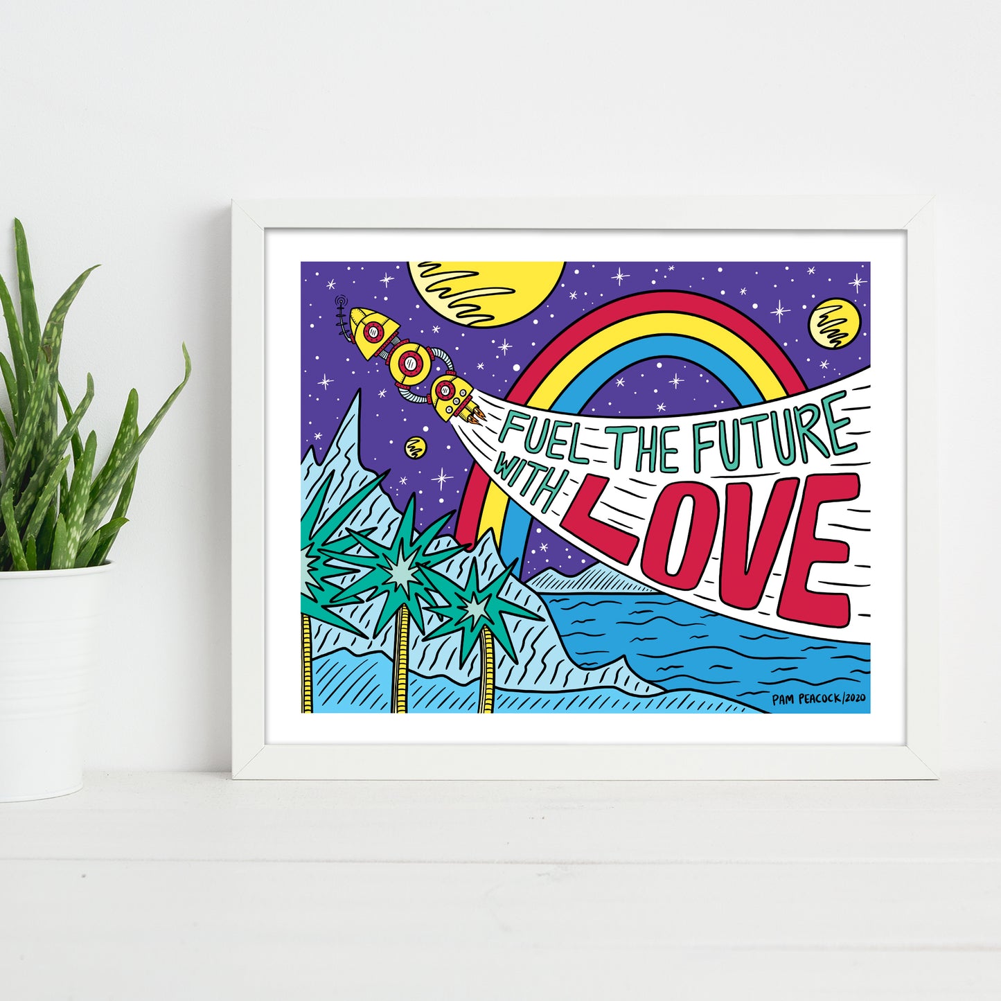 10"x8" Print - Fuel the Future with Love