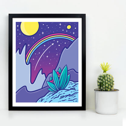 8"x10" Print - Desert Rainbow