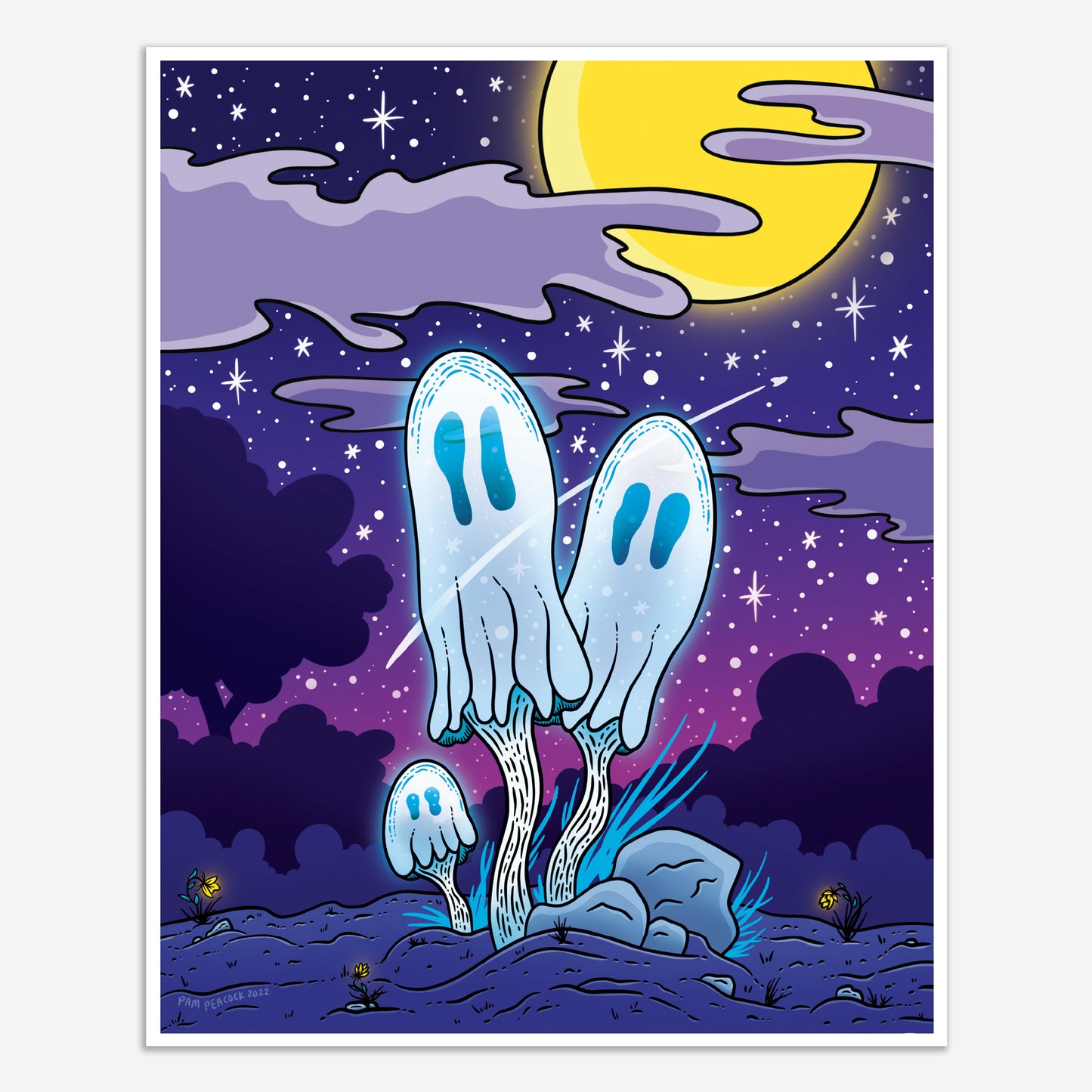 8"x10" Print - Booshroom Night