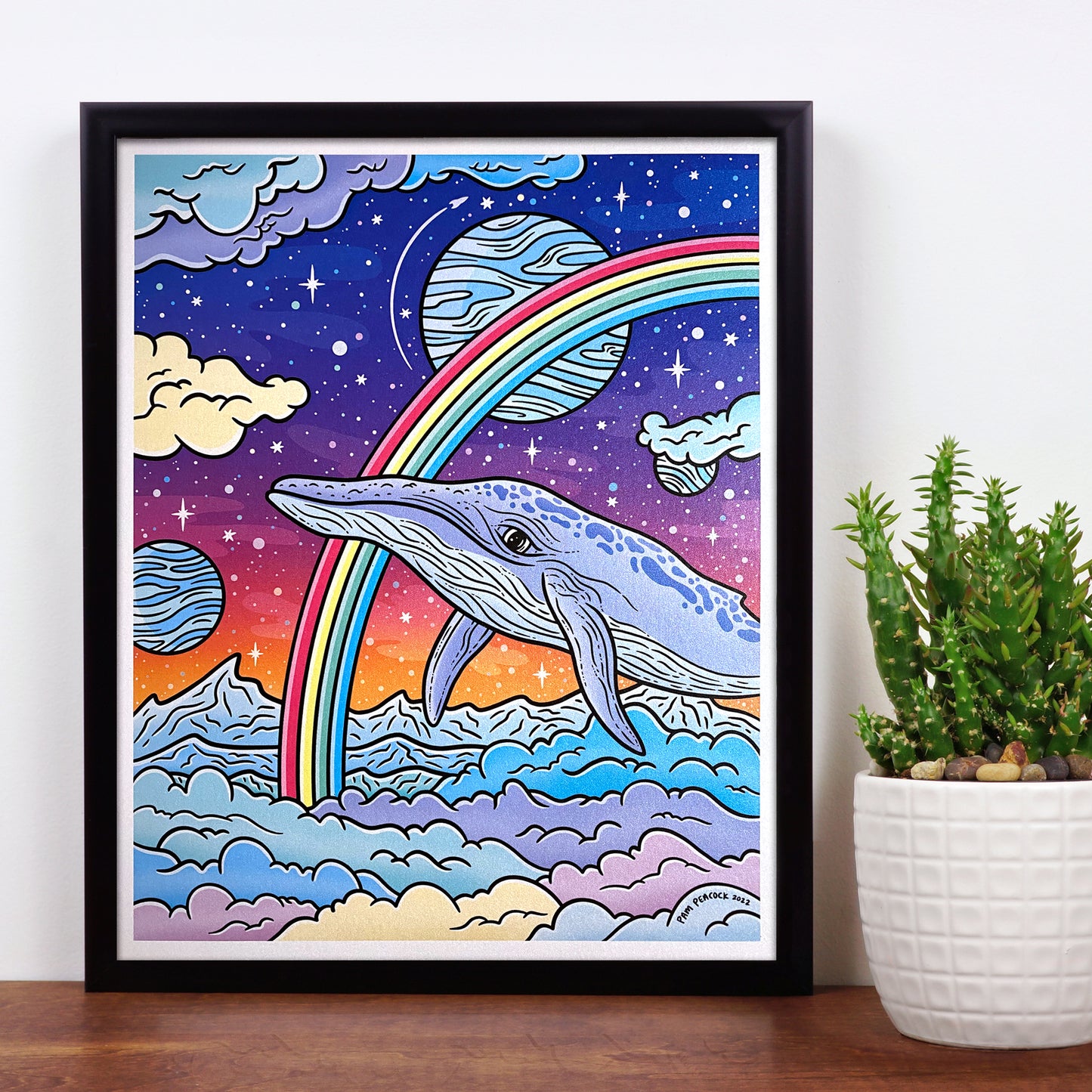 8"x10" Print - Humpback Rainbow